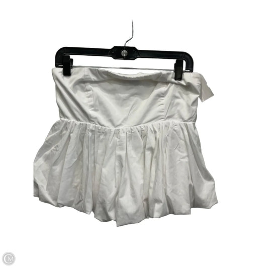 Top Sleeveless By Abercrombie And Fitch In White, Size: M