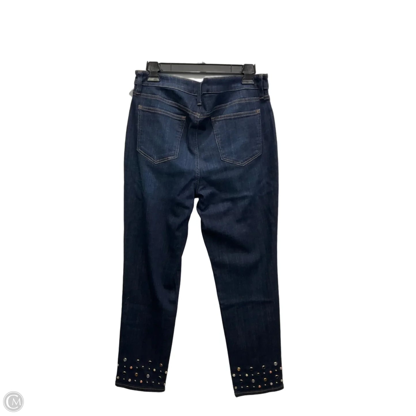 Jeans Cropped By Chicos In Blue Denim, Size: 10
