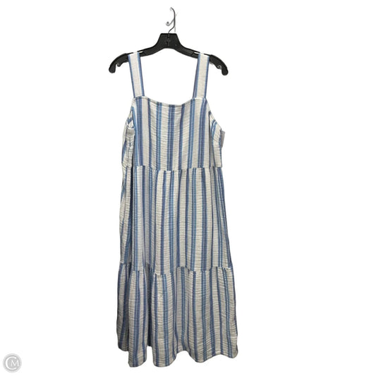 Dress Casual Maxi By J. Jill In Striped Pattern, Size: Lp