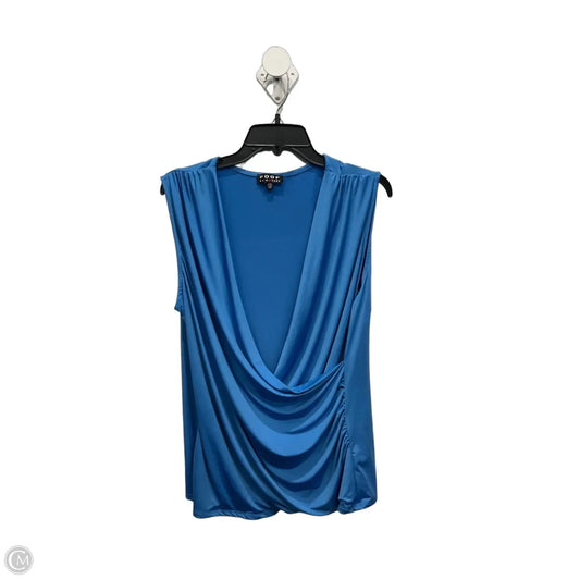Top Sleeveless By Poof In Blue, Size: 2x