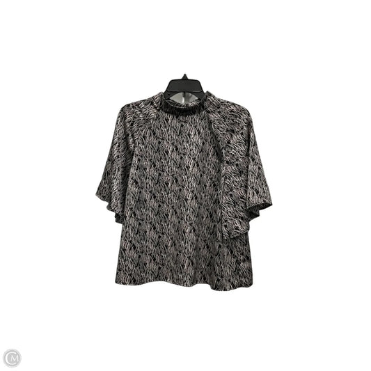 Top Short Sleeve By Ann Taylor In Multi-colored, Size: L