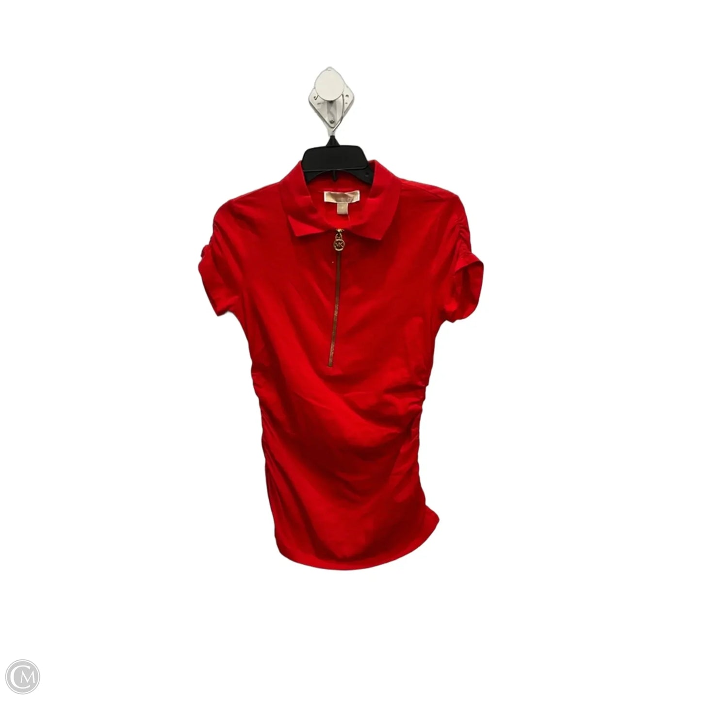 Top Short Sleeve By Michael By Michael Kors In Red, Size: S