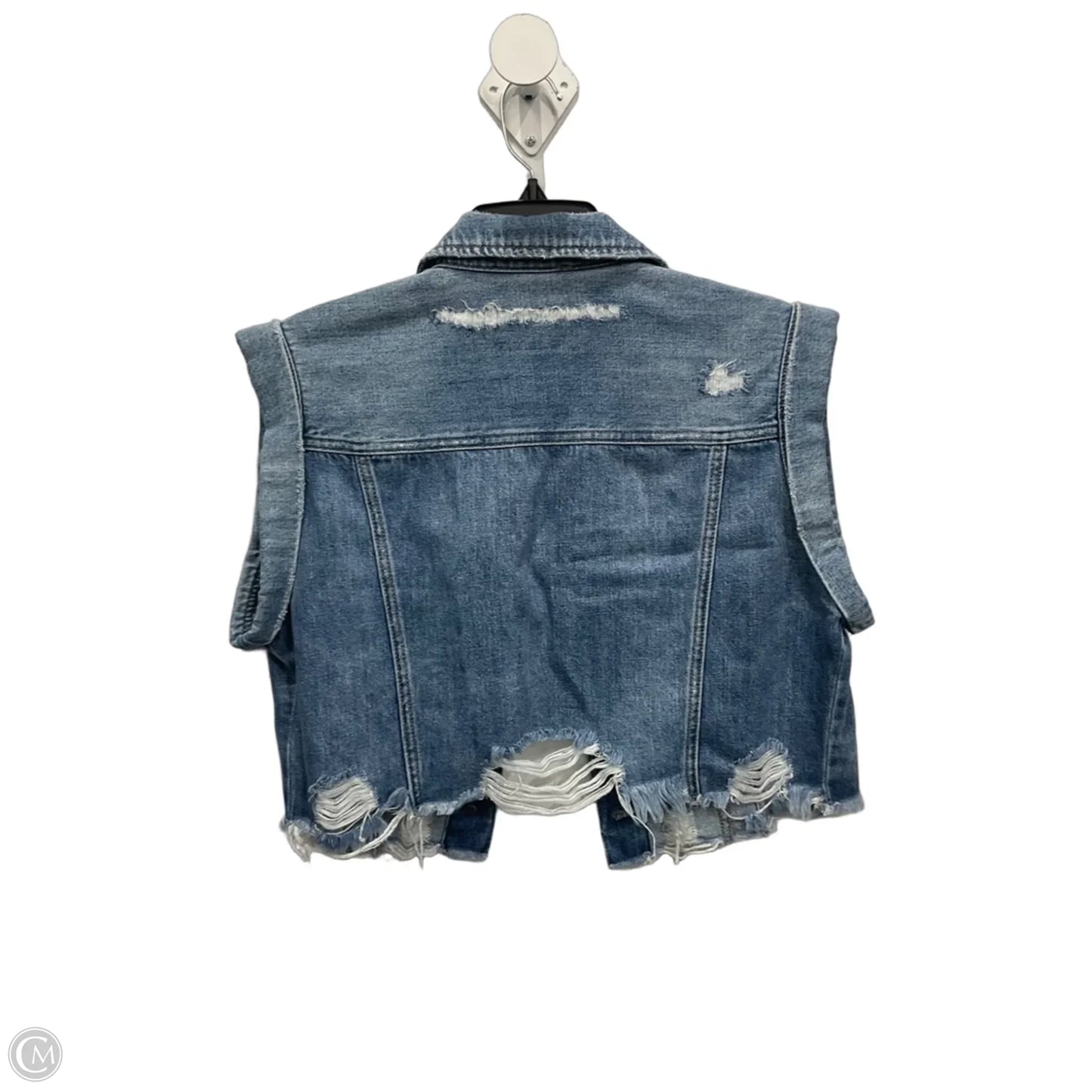 Jacket Other By Liverpool In Blue Denim, Size: M