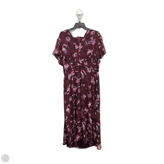 Dress Casual Maxi By Lane Bryant In Floral Print, Size: 2x