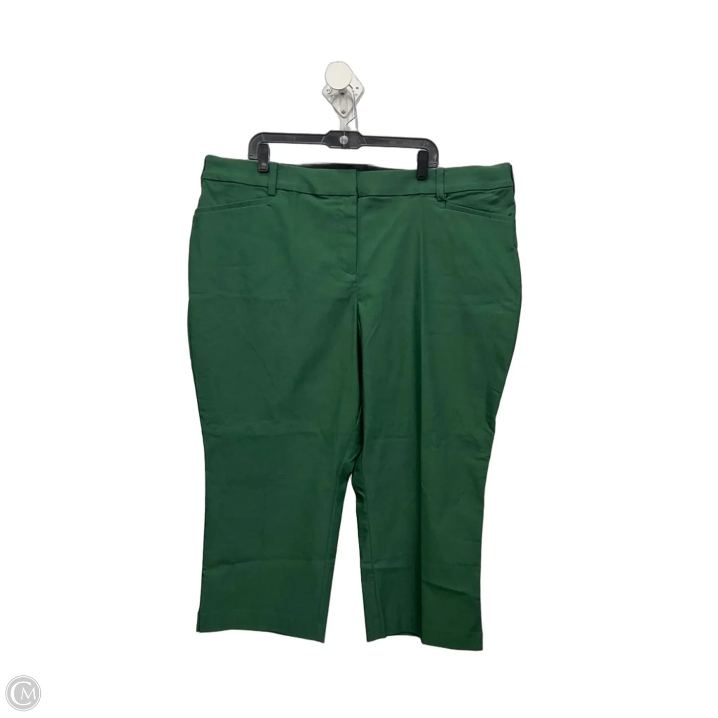 Capris By Lane Bryant In Green, Size: 24