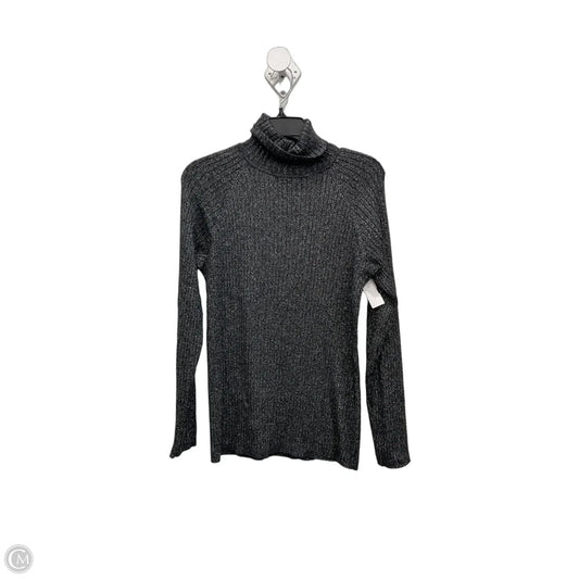 Top Long Sleeve By International Concepts In Grey, Size: 1x
