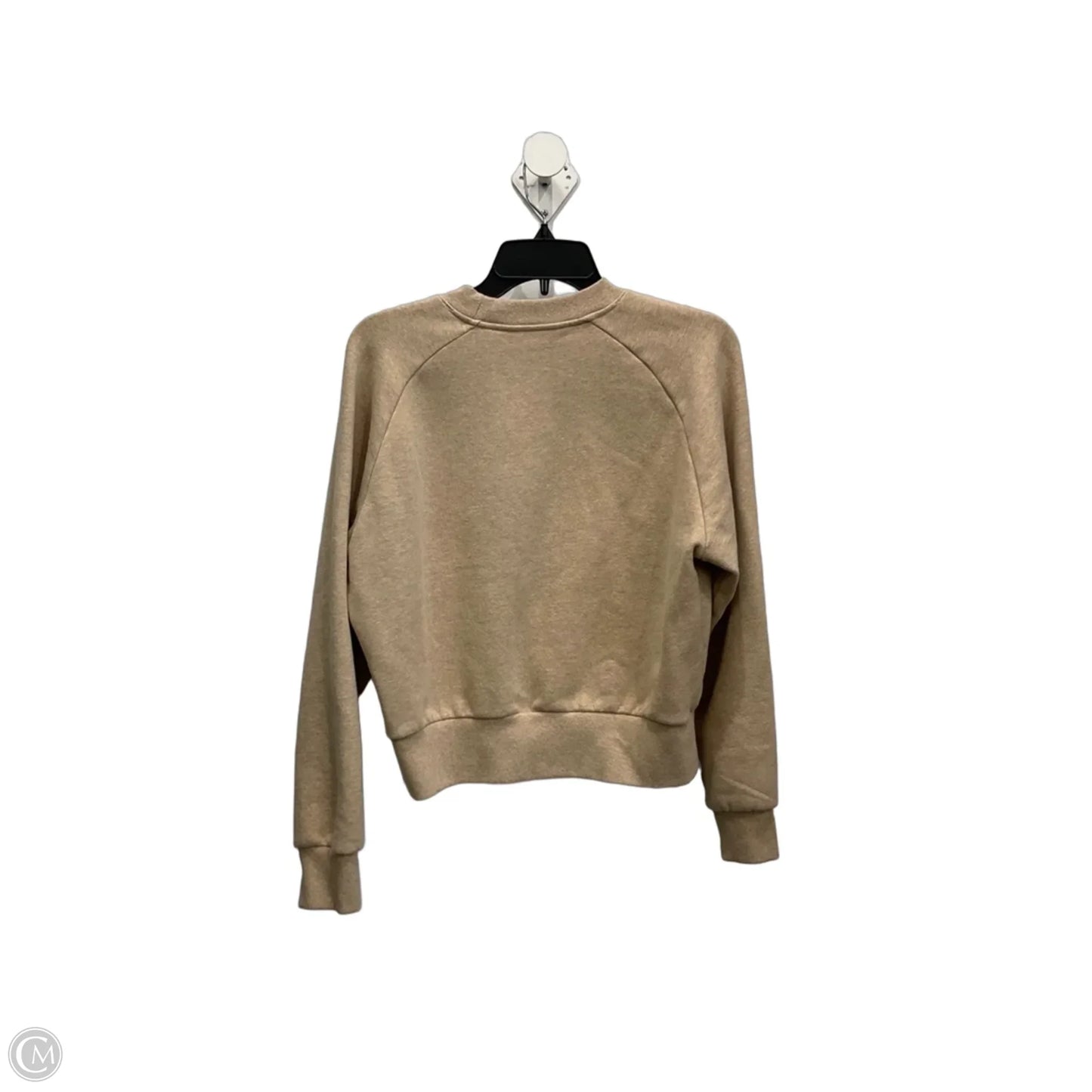 Athletic Sweatshirt Crewneck By Athleta In Tan, Size: Xs