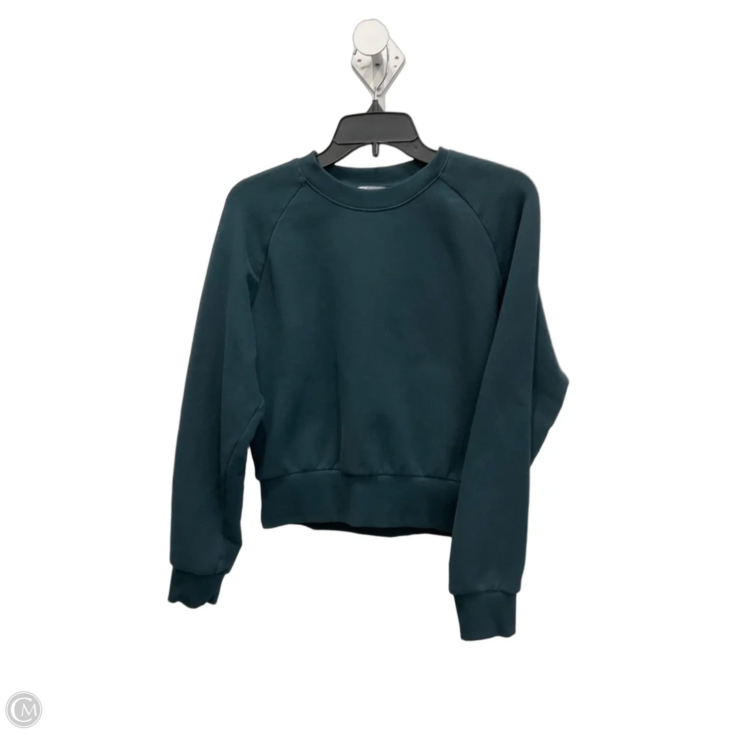Athletic Sweatshirt Crewneck By Athleta In Green, Size: Xs