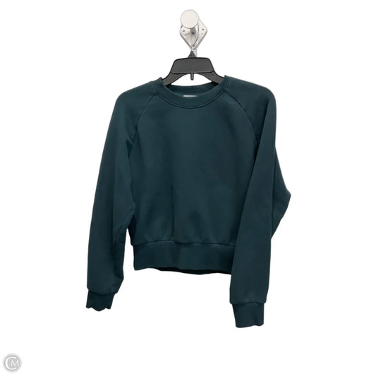 Athletic Sweatshirt Crewneck By Athleta In Green, Size: Xs