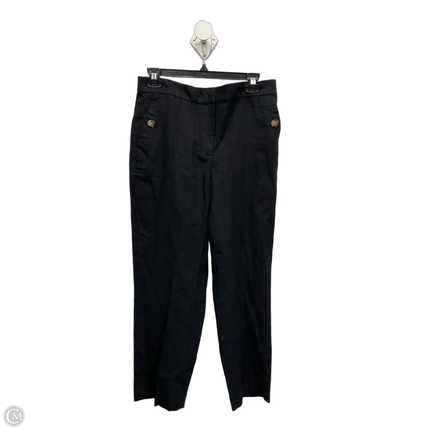 Pants Linen By J. Crew In Black, Size: 10