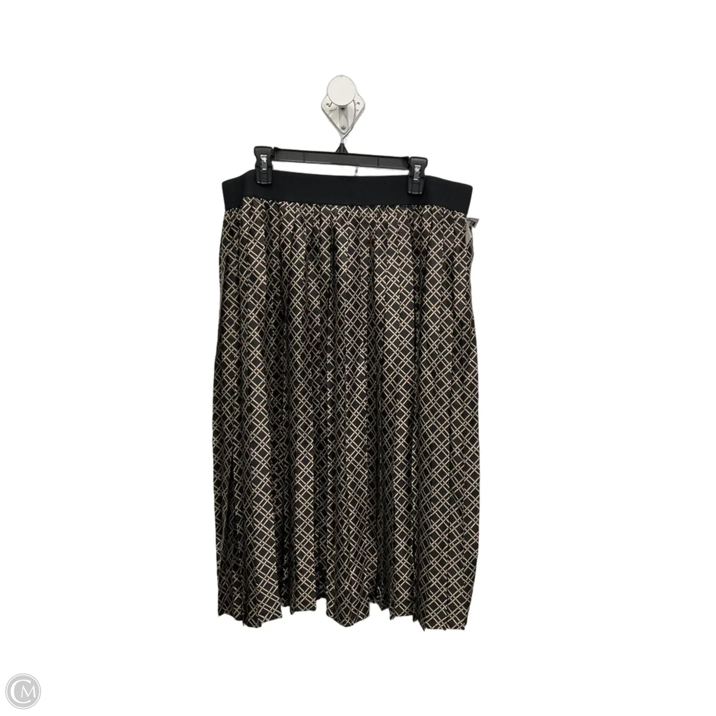 Skirt Maxi By Lane Bryant In Black & Cream, Size: 18