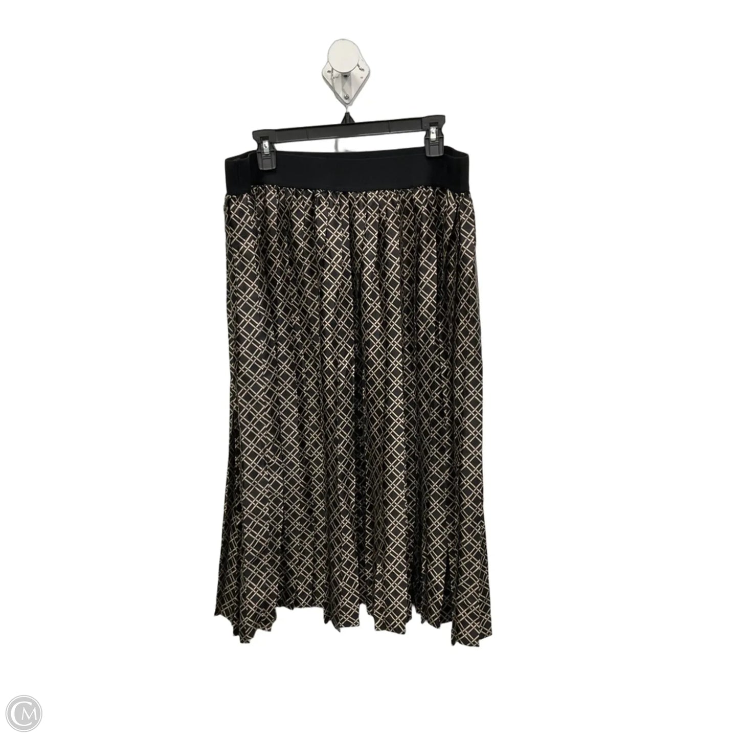 Skirt Maxi By Lane Bryant In Black & Cream, Size: 18