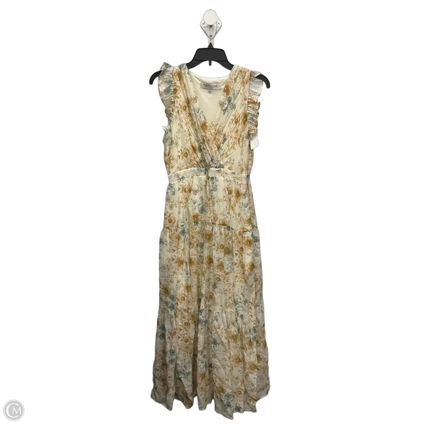 Dress Casual Maxi By Taylor In Floral Print, Size: 4