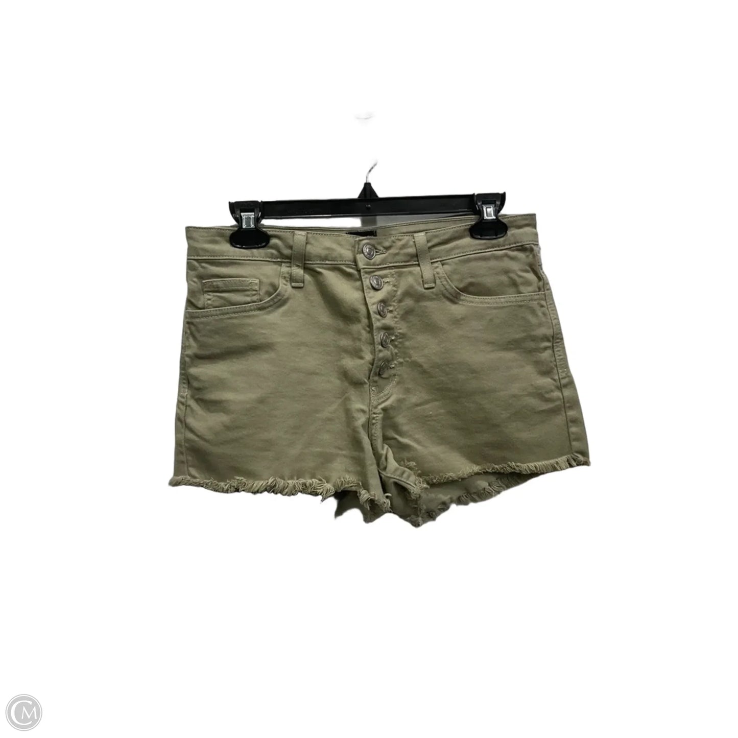 Shorts By Just Black In Green Denim, Size: 6