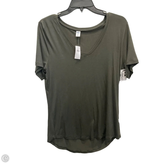 Top Short Sleeve Basic By Old Navy In Green, Size: M