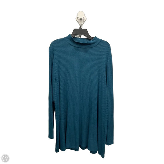 Top Long Sleeve By Lane Bryant In Blue, Size: 3x