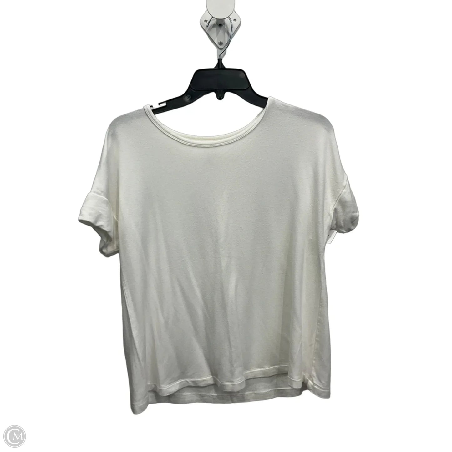 Top Short Sleeve By Workshop In White, Size: S
