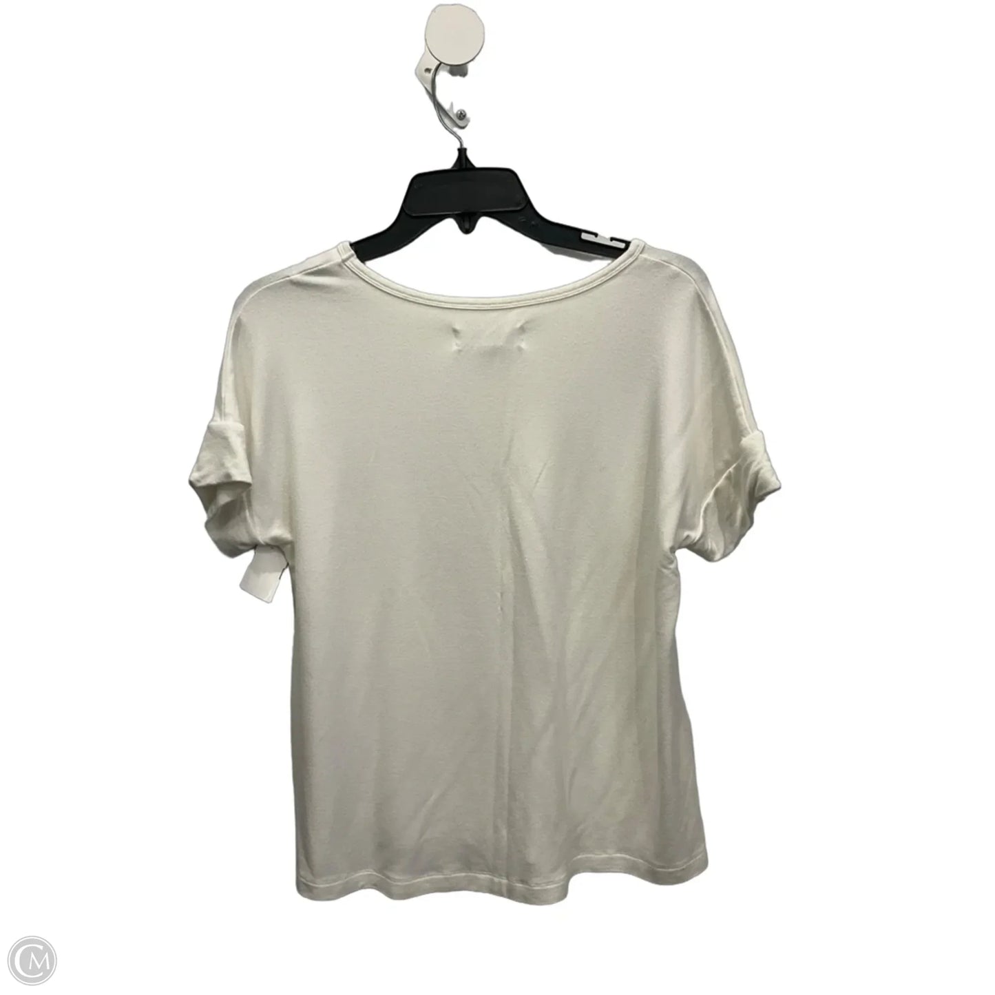 Top Short Sleeve By Workshop In White, Size: S