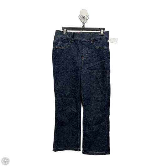 Jeans Boot Cut By Spanx In Blue Denim, Size: 8
