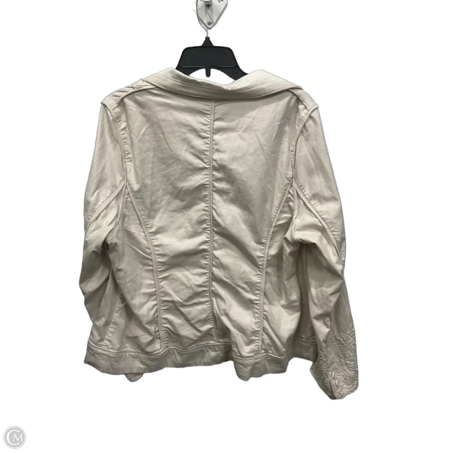 Jacket Other By Lane Bryant In Ivory, Size: Xxl