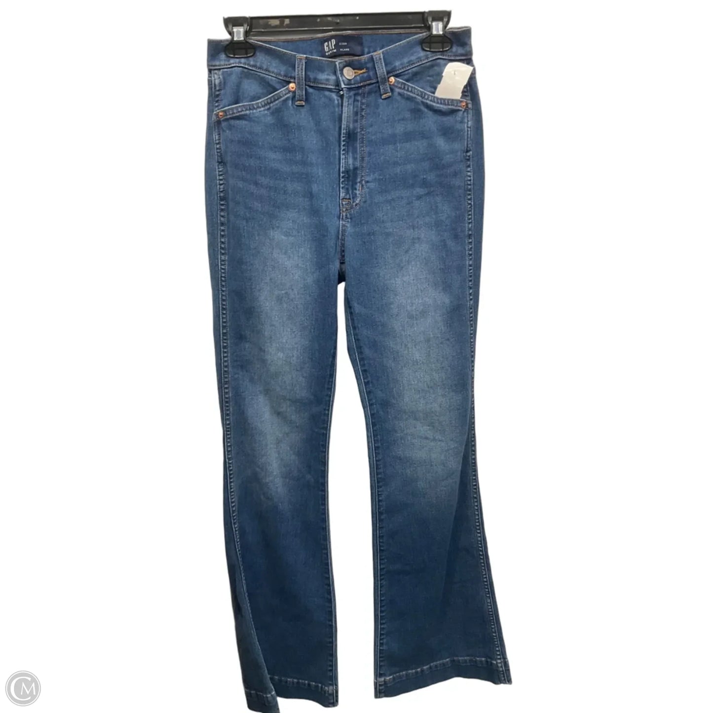 Jeans Flared By Gap In Blue Denim, Size: 2