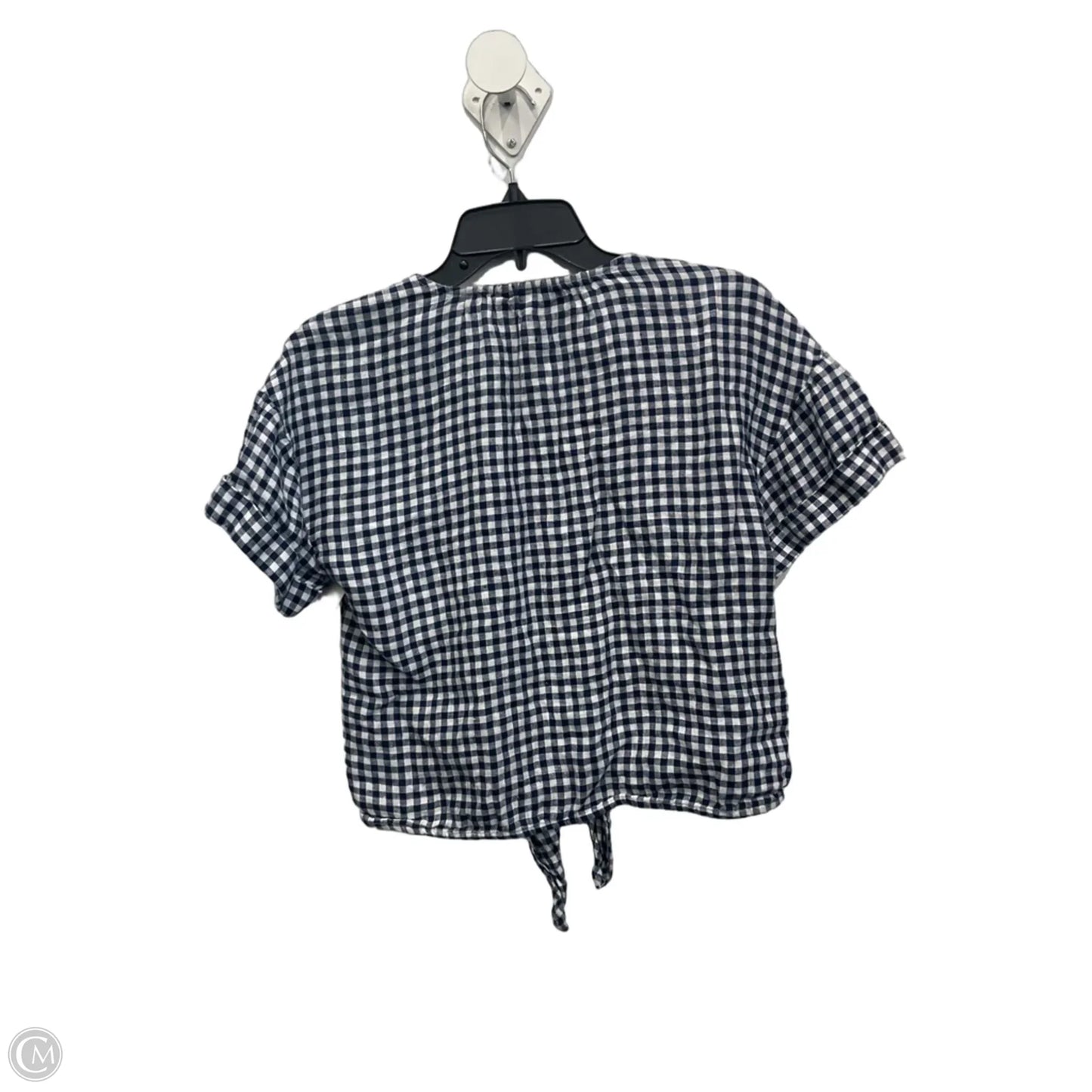 Top Short Sleeve By Charter Club In Blue & White, Size: Sp