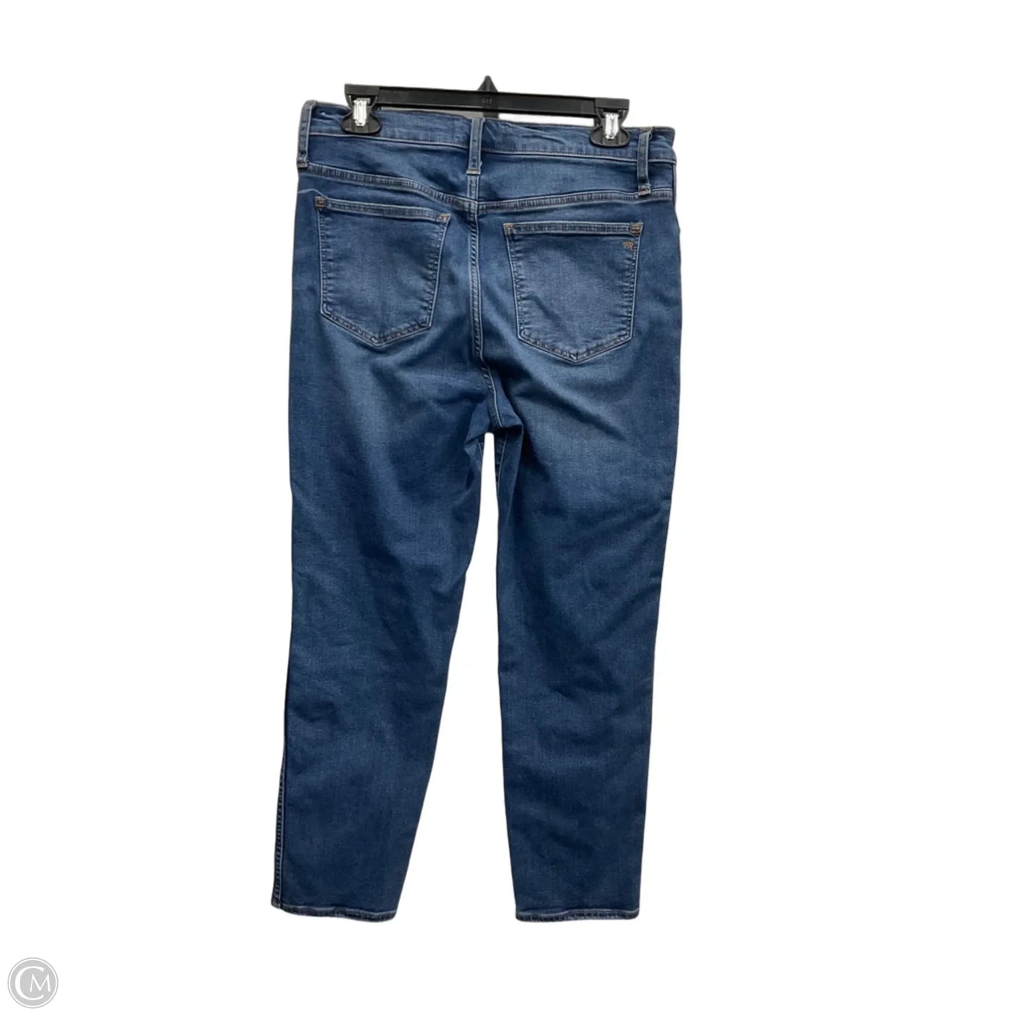 Jeans Straight By Madewell In Blue Denim, Size: 4