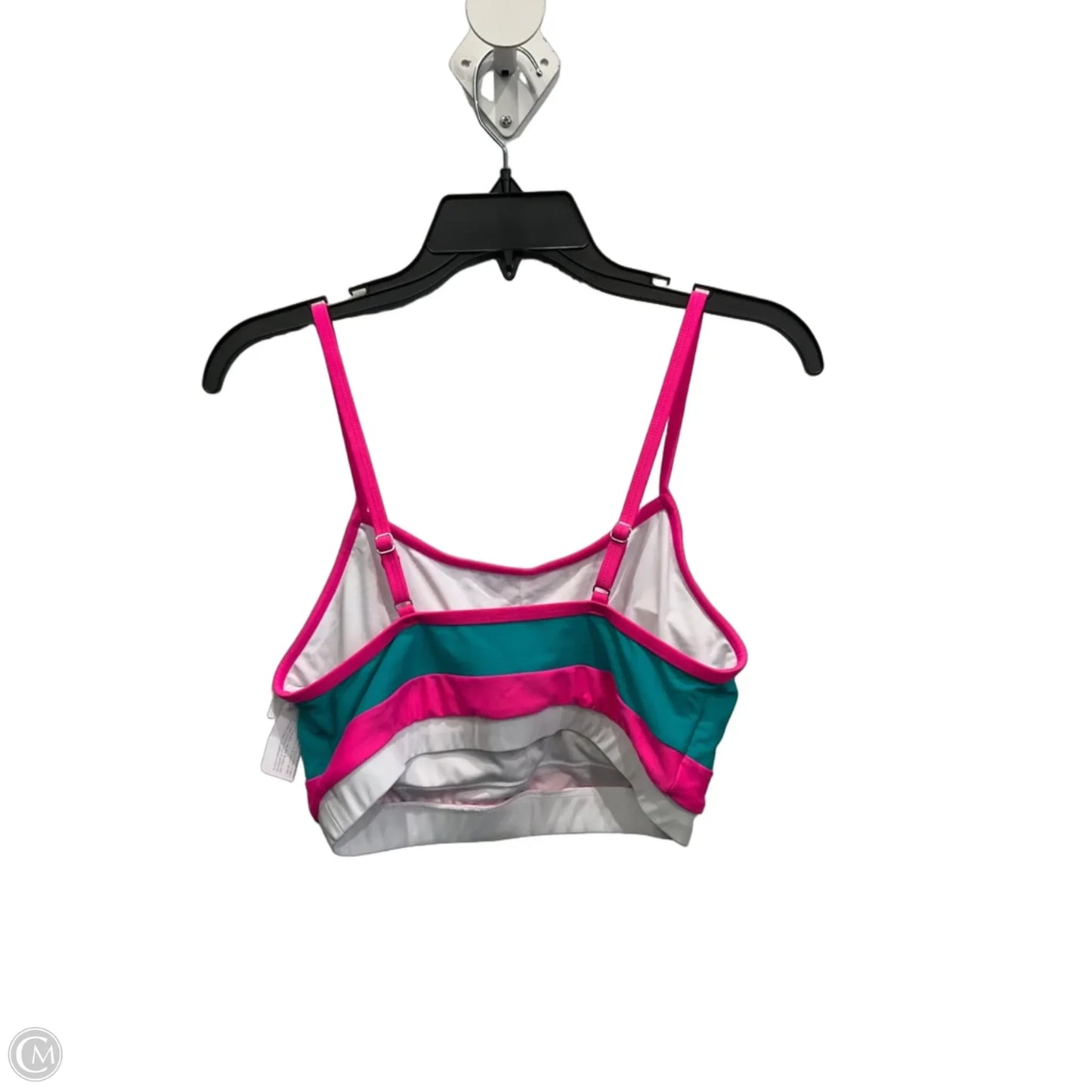 Swimsuit 2pc By Clothes Mentor In Green & Pink, Size: M