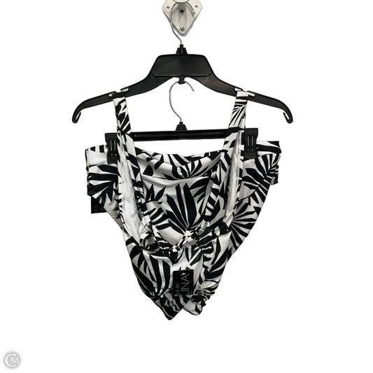 Swimsuit 2pc By Catalina In Black & White, Size: L