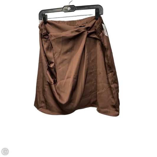 Skirt Mini & Short By Shein In Brown, Size: 26