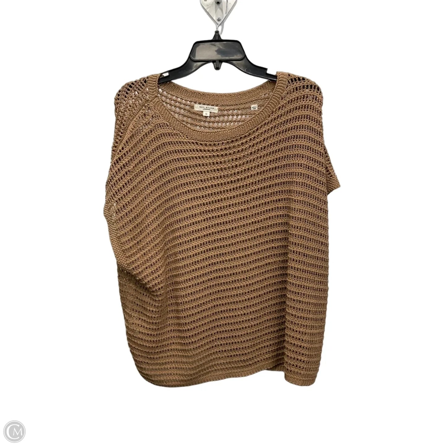 Top Sleeveless By Max Studio In Tan, Size: 1x
