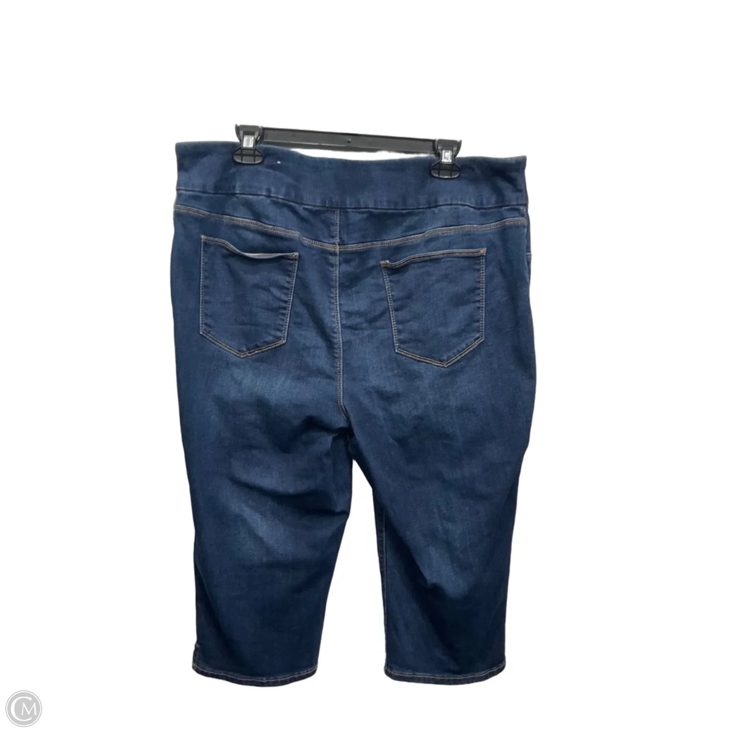 Capris By Chicos In Blue Denim, Size: 16