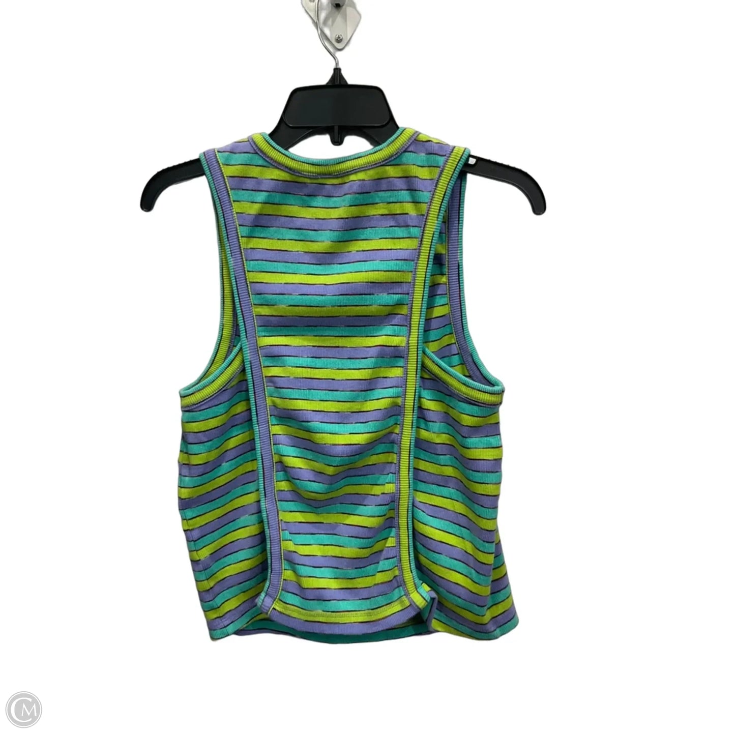 Top Sleeveless By Anthropologie In Striped Pattern, Size: L