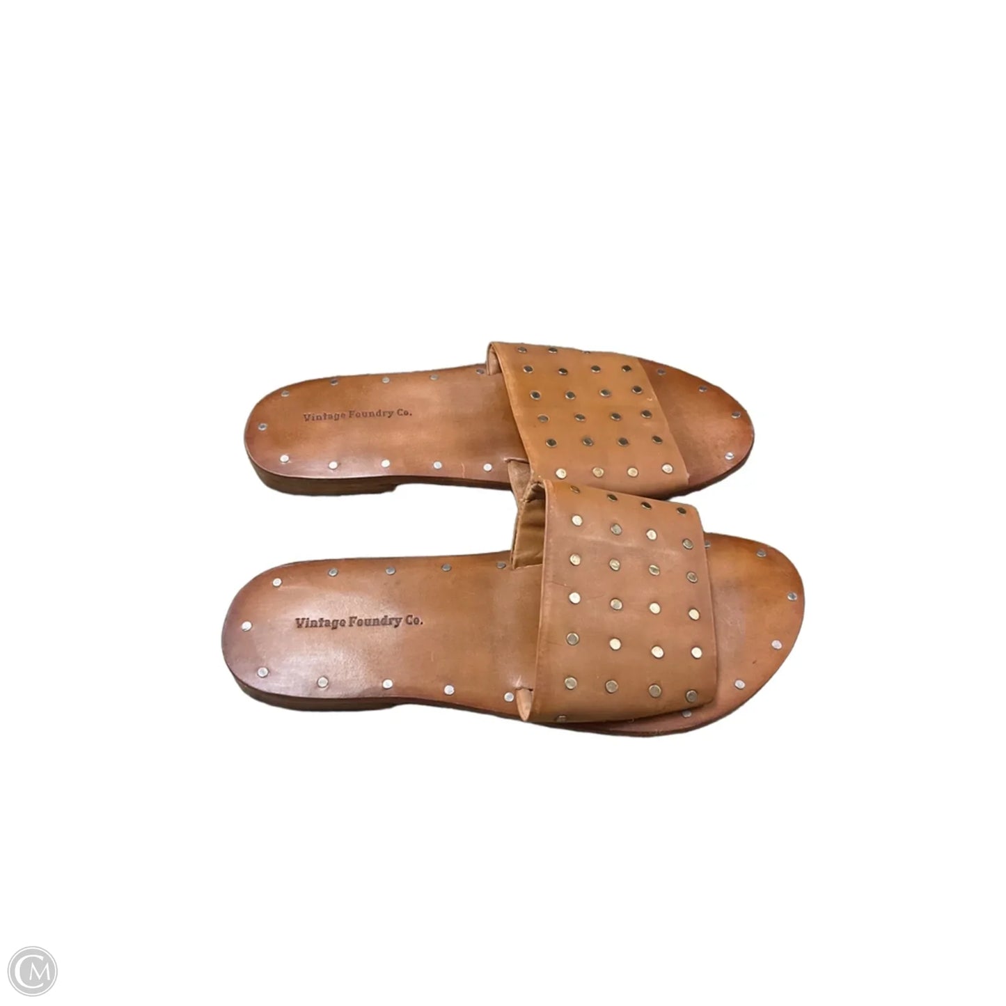 Sandals Flats By Cmb In Brown, Size: 8