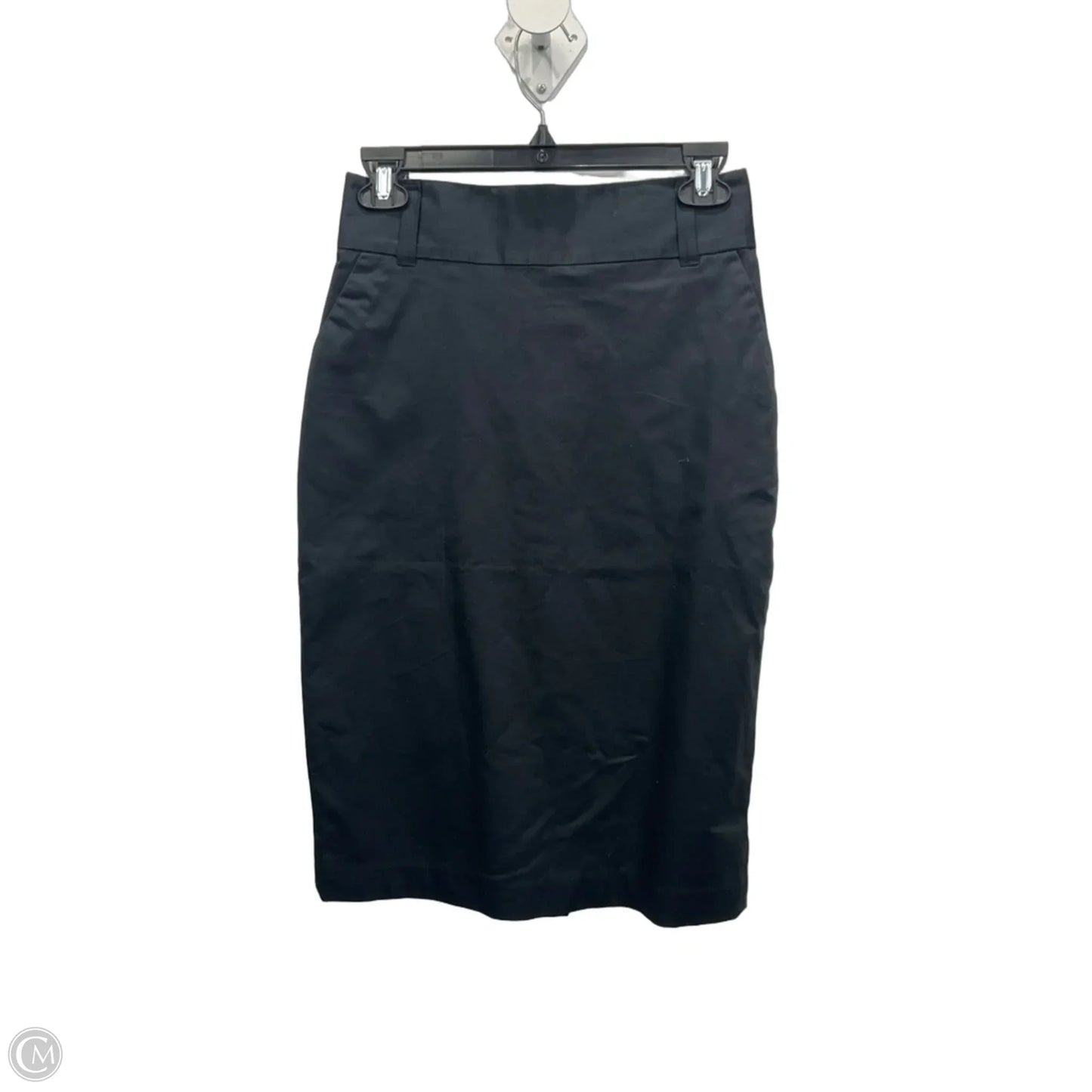 Skirt Midi By Banana Republic In Black, Size: 2