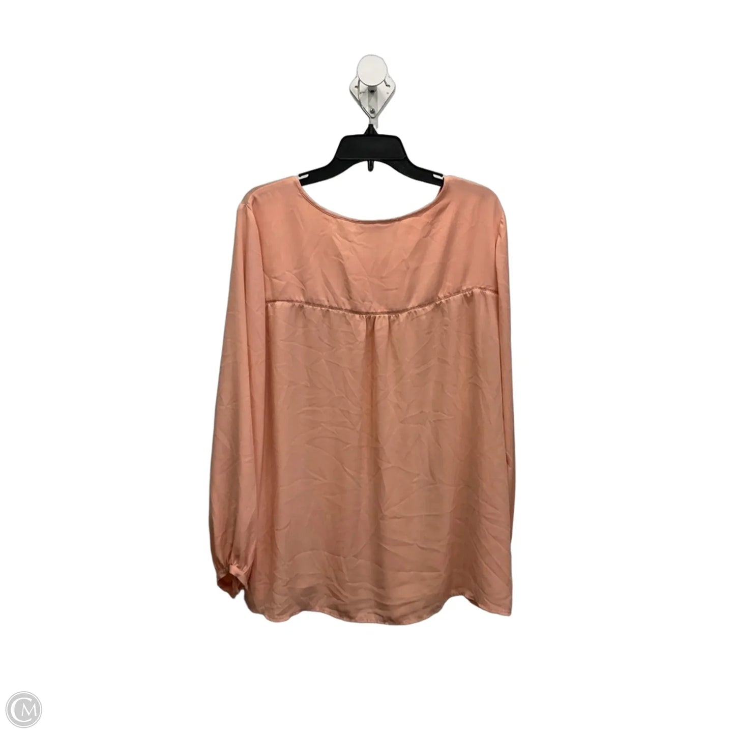 Top Long Sleeve By Sejour In Peach, Size: 1x