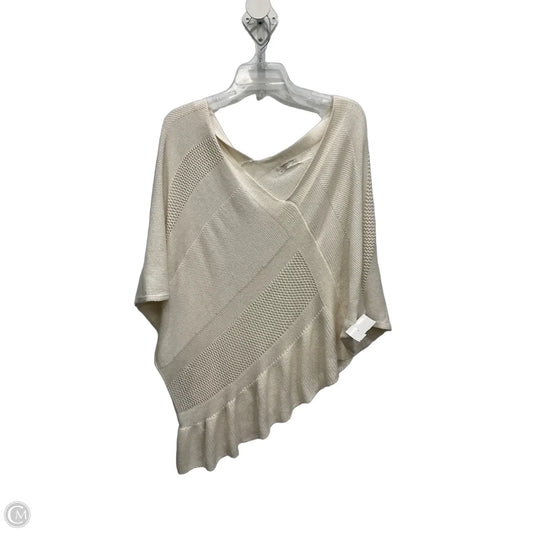Shawl By Anthropologie In Cream, Size: L