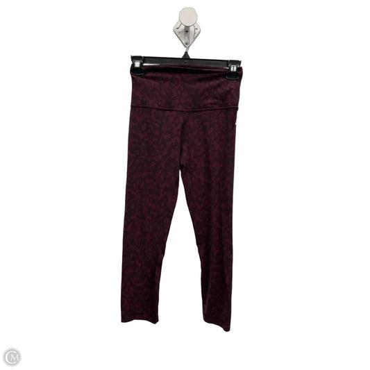 Athletic Leggings By Lululemon In Purple, Size: 4