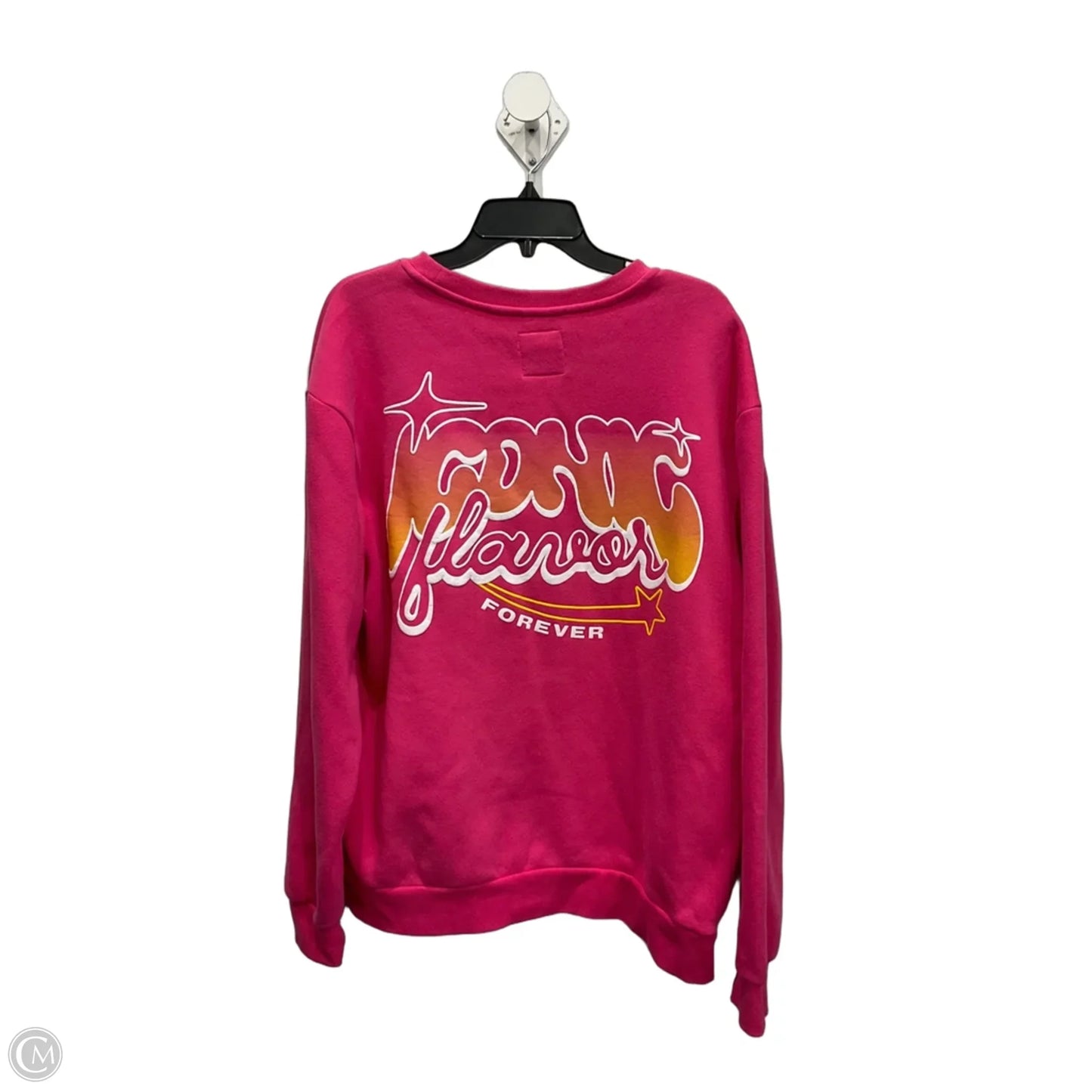 Top 2pc Long Sleeve By Clothes Mentor In Pink, Size: L