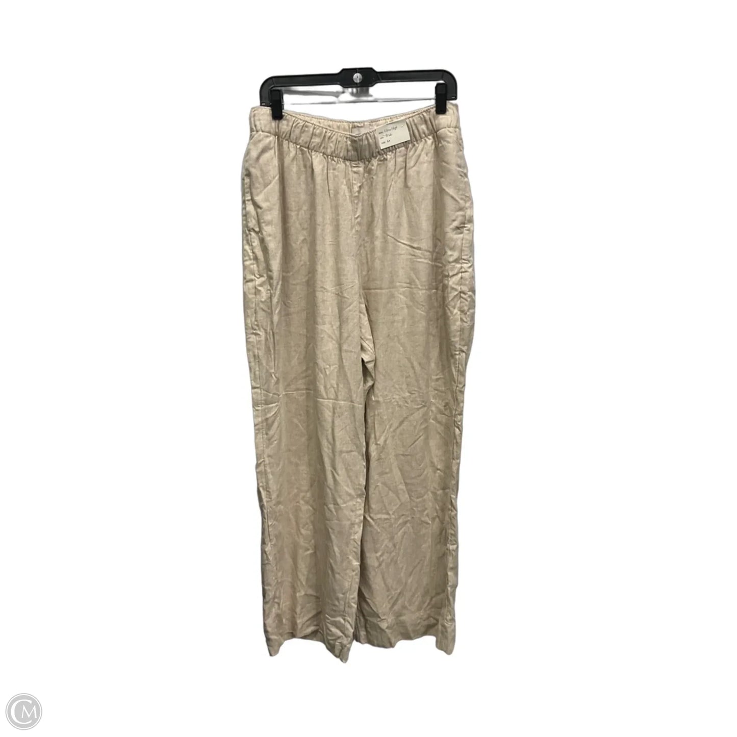 Pants Linen By Abercrombie And Fitch In Cream, Size: L
