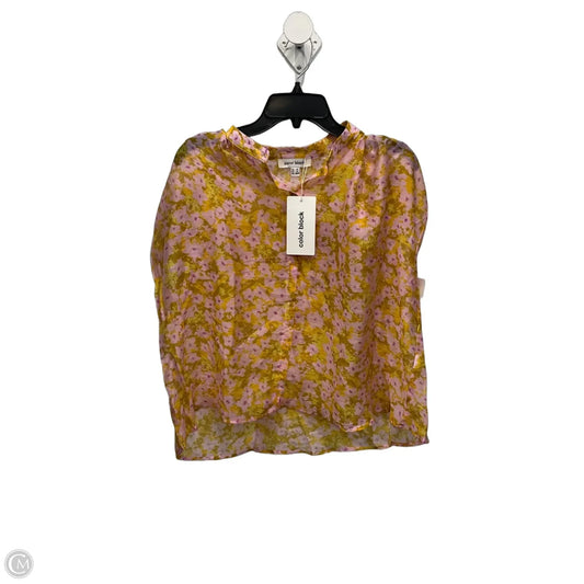 Top Short Sleeve By Clothes Mentor In Maroon, Size: M