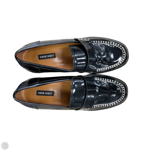 Shoes Flats By Nine West In Black, Size: 9.5