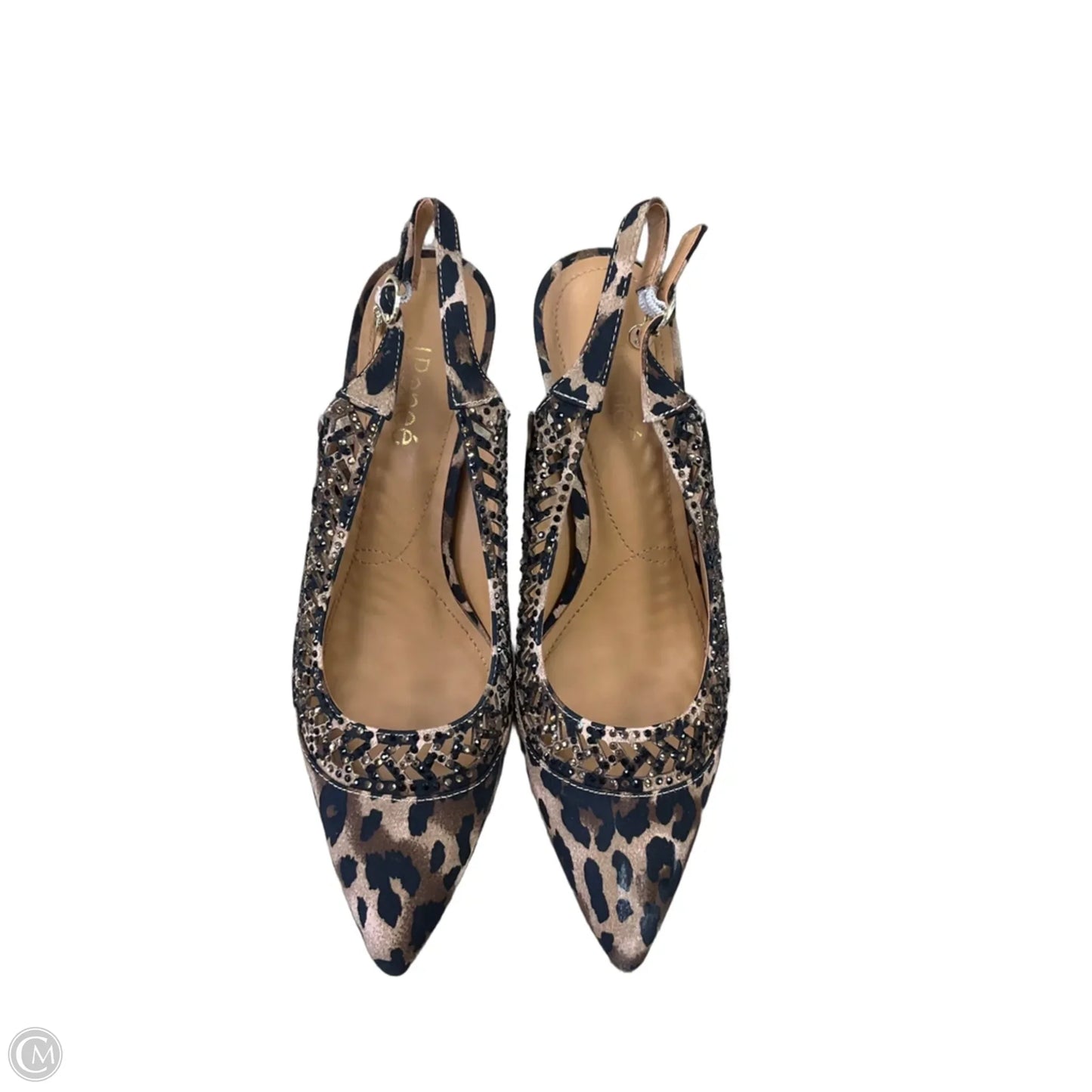 Shoes Heels Kitten By Clothes Mentor In Animal Print, Size: 9.5