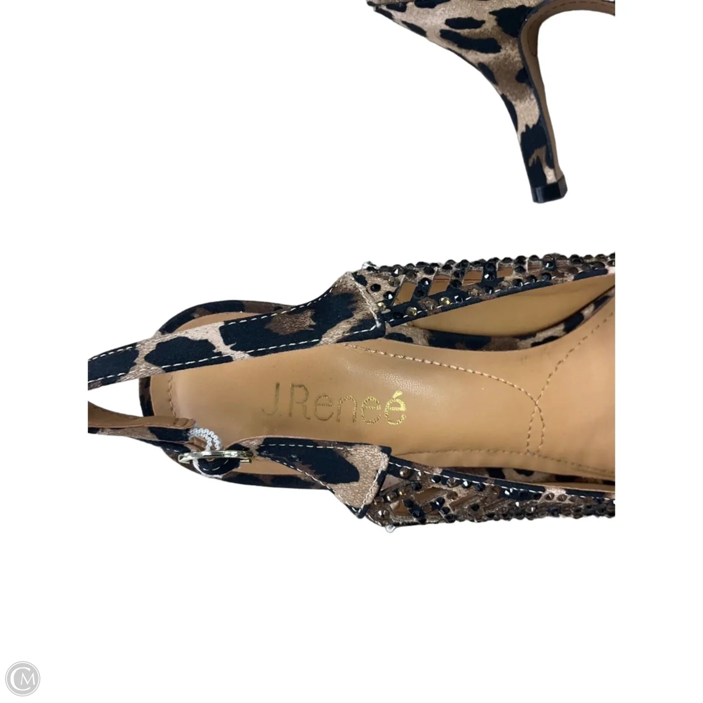 Shoes Heels Kitten By Clothes Mentor In Animal Print, Size: 9.5