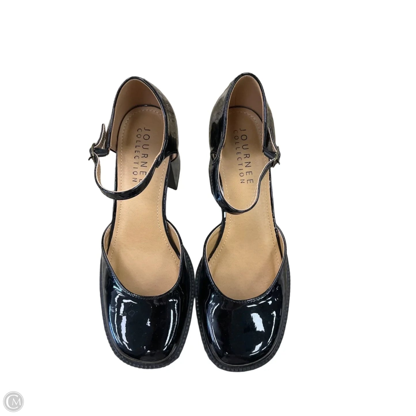 Shoes Heels Block By Journee In Black, Size: 9.5