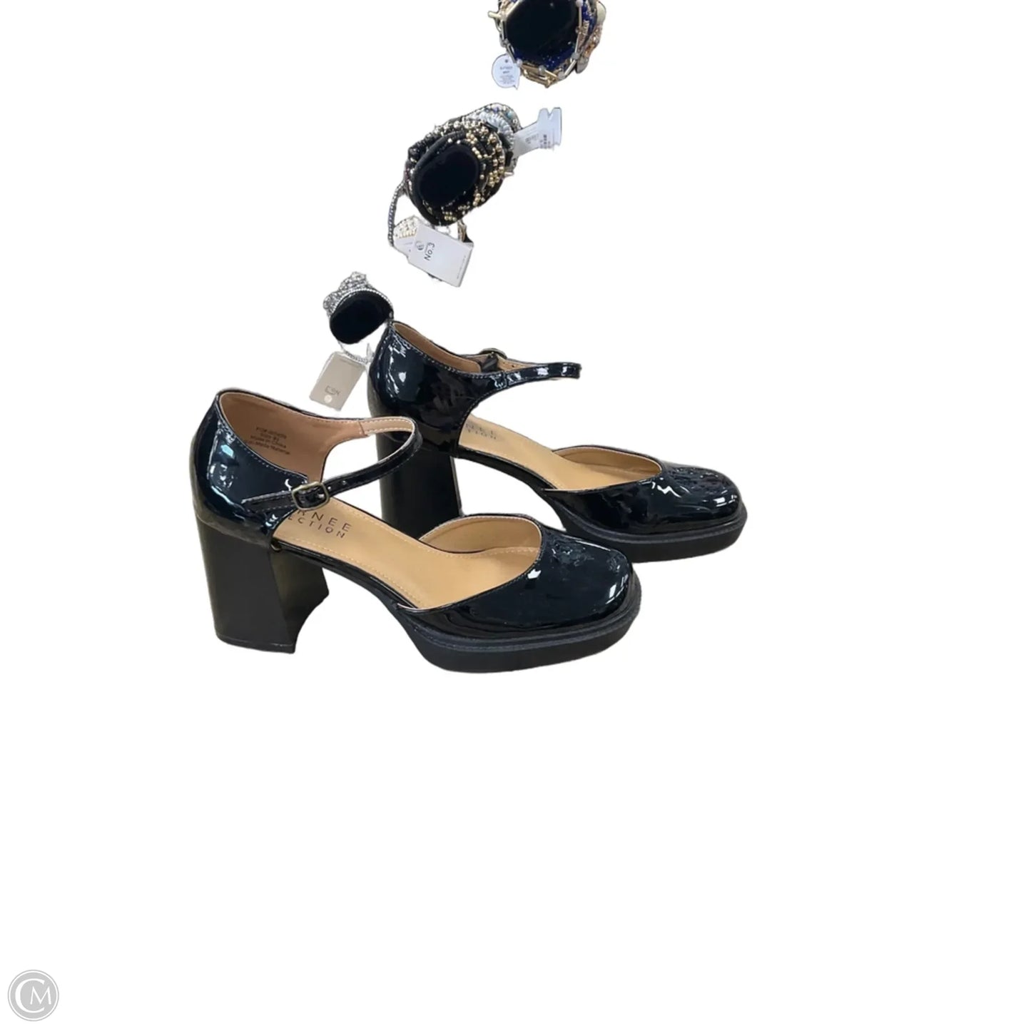Shoes Heels Block By Journee In Black, Size: 9.5