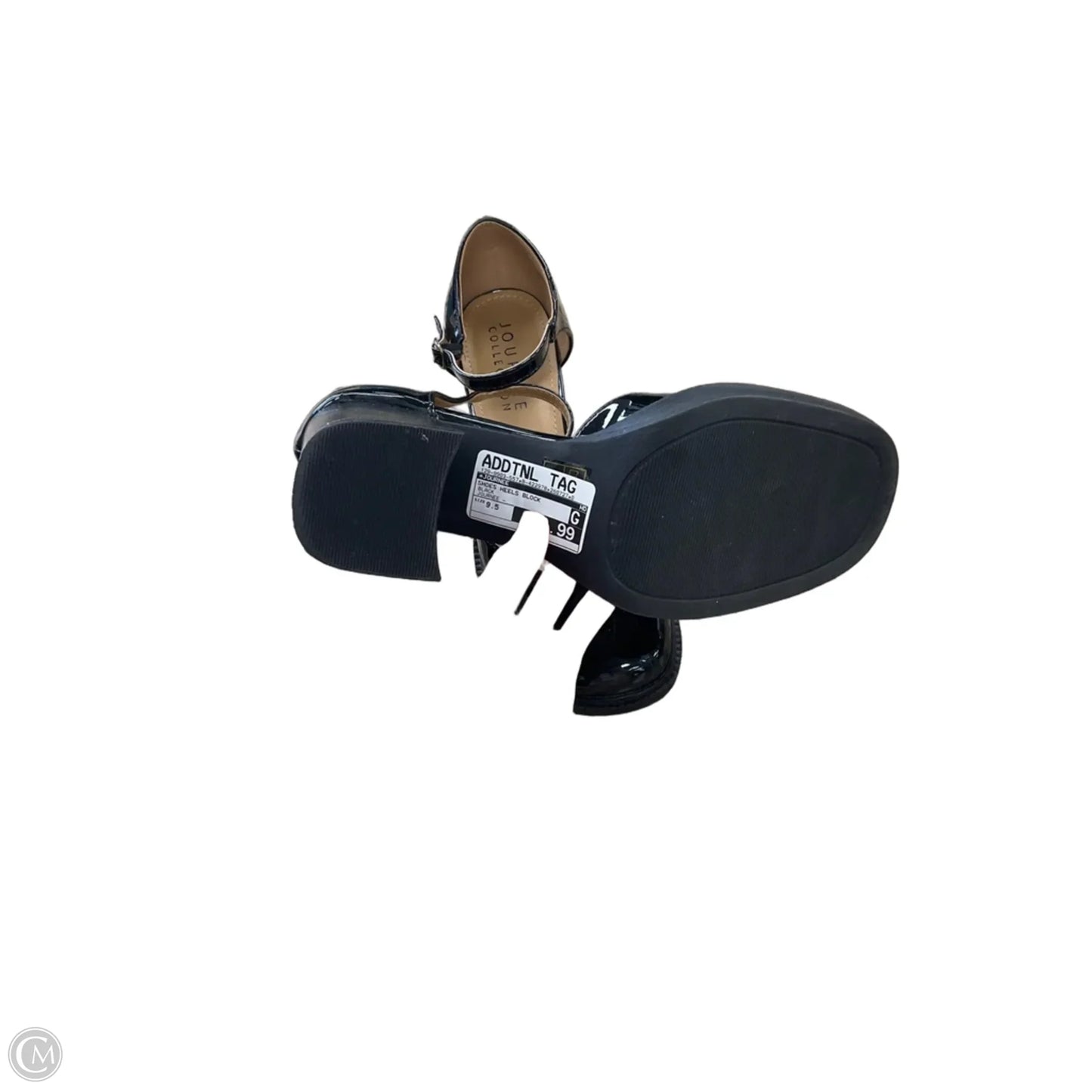 Shoes Heels Block By Journee In Black, Size: 9.5