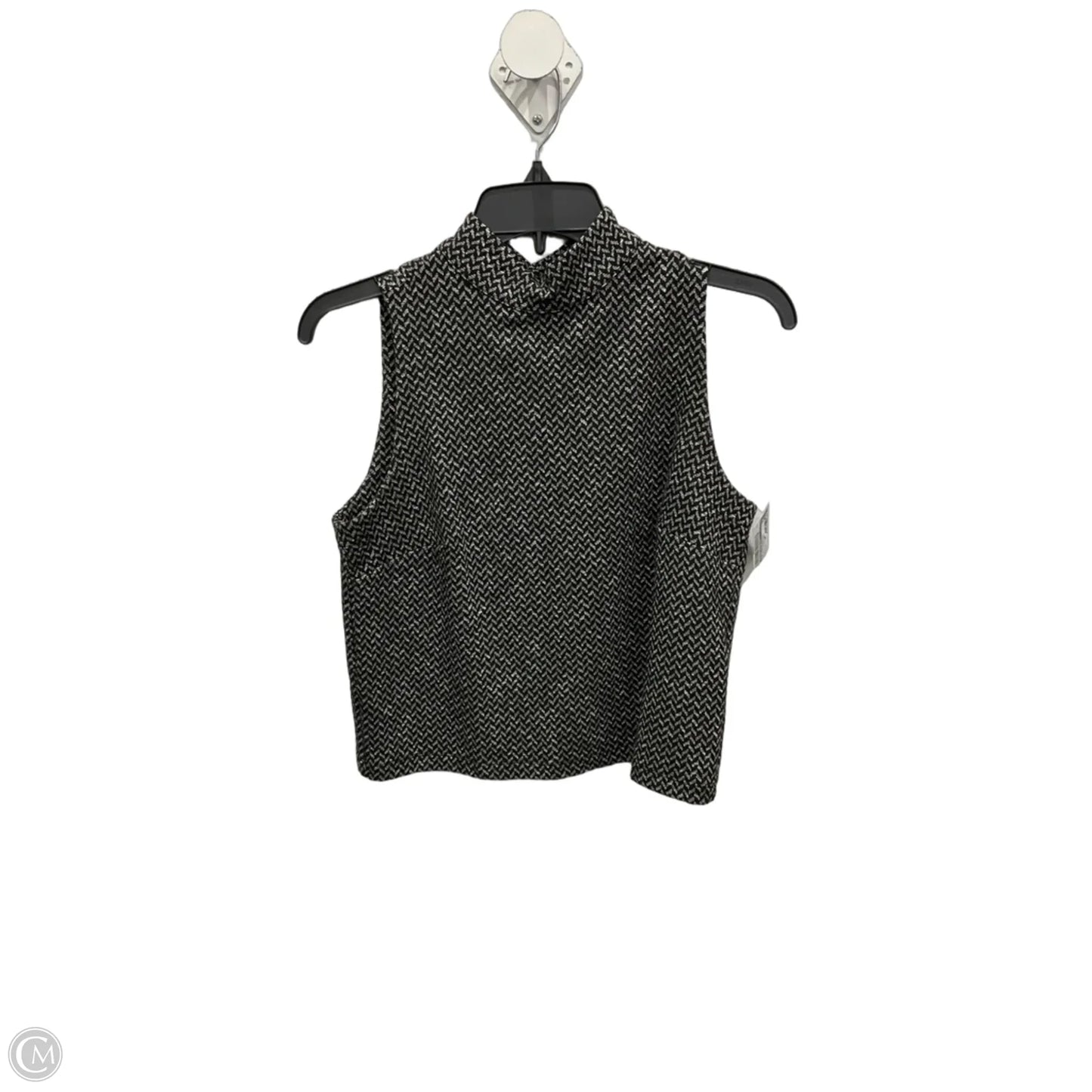 Top Sleeveless By Banana Republic In Black & White, Size: Xs