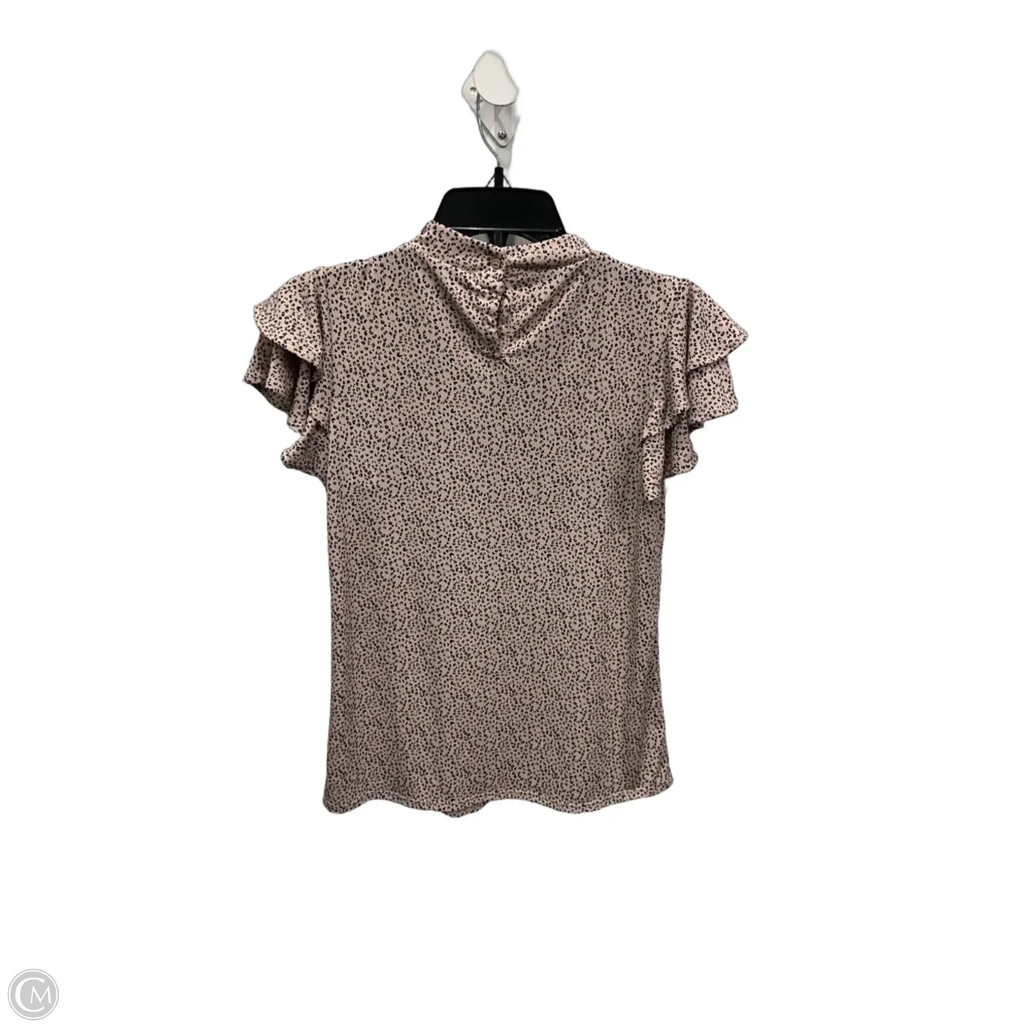 Top Short Sleeve By Adrianna Papell In Pink, Size: Xs