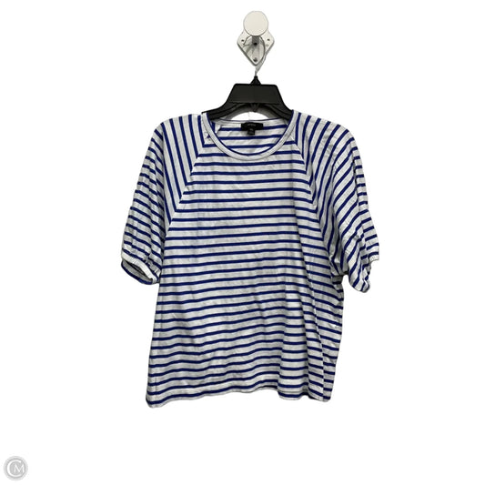 Top Short Sleeve By J. Crew In Striped Pattern, Size: Xl